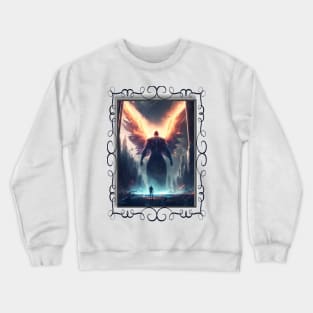 Monster With Huge wings Crewneck Sweatshirt